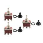 3x Heavy Duty Momentary Dpdt  on -off- on  Toggle Switch 20a 125v Waterproof