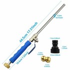 Pressure Power Washer Wall Water Spray Gun Nozzle Wand Attachment High Hose Jet