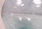 Antique Japanese Fishing Float Aquamarine Glass Hand-blown Large 9 5  Diameter