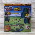 Magic Tracks Dino Chompers 172pc Speedway 8ft Glow In The Dark Track Set New