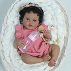 Realistic Reborn Baby Doll - 18 Inch Black African American Girl  Real Lifelike
