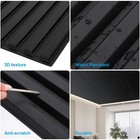 12pcs Ceiling Panel 2x4 Feet  Pvc Decorative Ceiling Covering Panel black