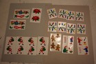 Vintage Lot Mrs  Grossman s Stickers 90s Santa  Elves  Gingerbread  Lights  Gift