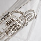 Professional New Model Mellophone F Keys Silver Nickel Horn 2-exchange Mouth