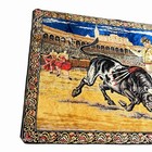 Vintage Spanish Matador Tapestry Bull Fighter Fighting Wall Hangin 72   x47    Decor