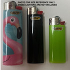Bic Slim Medium Size Lighters   Assorted Colors  50-count  new  Wholesale