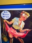 R l  Winston Fly Fishing Rod Reel Tackle Bait Shop Bar Man Cave Advertising Sign