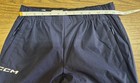 Ccm Youth Large Hockey Rink Suit Pants Navy Blue Warm Up Track Pants 27  Inseam