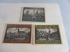 Three German Notgeld Mark Notes From City Of Gentbin Unc  Condition 1921