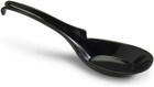 12 Pack Black Melamine Japanese Chinese Soup Spoon With Hook 6 25 Inch 4890x12