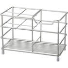 Stainless Steel Toothbrush Holder Toothpaste Organizer Storage Rack For Bathroom