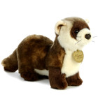     New Aurora World Miyoni Stuffed Plush Toy Black Footed Ferret Brown Cream Doll