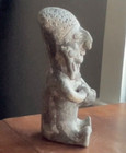 Antique Ancient S  American Pre Columbian Or Peru  Mayan Or Inca Pottery Figure