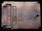 Ri11138 Vintage 1970s   falstaff Beer   Advertisement Belt Buckle