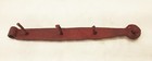 Vtg Antique Early Blacksmith Forged Made Wrought Iron Barn Door Gate Strap Hinge