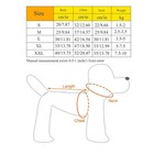 Cute Polyester Pet Winter Warm Hoodie Sweatshirt Clothes Coat  Dogs Puppy