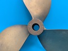 Am90 Michigan Bronze Prop Propeller Boat Vintage 
