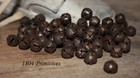 144 Primitive 8mm Rusty Tin Jingle Bells --- Approx 5 16 