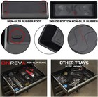 Tool Box Organizer Tray Set  Toolbox Storage Non-slip Trays  Rolling Tool Chest