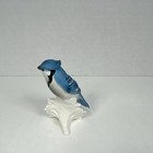 Goebel Blue Jay Porcelain Bird Figurine 3 1 2    Collectible Porcelain  Sculpture