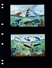  25 00 Scott Value - 2001 Turks   Caicos Whales 2 S s Caribbean Cv Mnh Nh Umm
