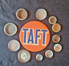 Vintage Us Political Campaign Pinback Buttons Lot Of 12  Eisenhower Truman Taft