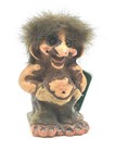Fosse Troll Vintage Norway Fantasy Mythical Small 4  Figurine Doll