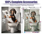 Dachshund Diamond Painting Kits For Adults Beginners  Easy Dog Diamond Art Kits 