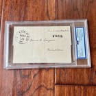 James Madison   Psa   Autograph Free Frank Signed 2x Signature President