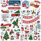  white Christmas  12x12 Paper Pack  Carta Bella Holidays Winter Scrapjack s Pl