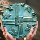 Brigid Cross Wall Art - Vintage Celtic Religious Plaque With Tin Metal Signs