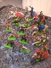 Lot Of  31  1971 Britains Medieval Knights Soldiers Figurine Toy W   14  Deetail