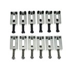 Upgraded Solid Steel Guitar Bridge Saddles 10 5mm  10 8mm Fits Fender Strat Tele