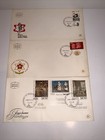 Rare 3 1975 Israel Cover Stamped Envelopes