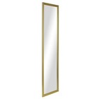 Mainstays 13x49 Gold Rectangle Large Wall Mirror For Bathroom Or Living Room