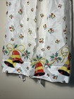Vintage 1950   s Christmas Apron Organza Bells Holly