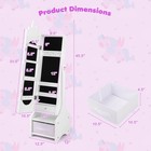 Kids Vanity Set Princess Makeup Dressing Table   Chair Set W kids Jewelry