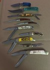 Lot Of 10 Collectible Pocketknives steel  Bone stag new From Various Makers