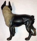 Boston Terrier Door Stop  Cast Iron  10  Tall  Vintage Or Antique   Hubley  