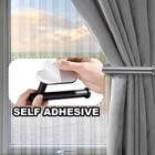2 Pack Adhesive Curtain Holdbacks  No Drill Metal Set Of 2  Silver