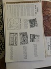 80 Vintage Craftool Doodle Page Of The Month Leather Carving Patterns Various