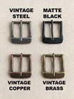 Heavy Duty Belt Buckle Fits 1 5  38mm Straps Vintage Style 4 Finishes