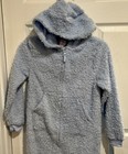 Cat   Jack  14 Xl lt Blue 1 Pc Fleece Pajamas Unisex Front Zip Fire Proof New 