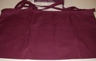  1  Restaurant Style Waist Apron With 3 Pockets  Burgundy   23 X 12 5   new  