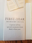 Hallmark Soft   Sweet Baby s First Year Memory Book Photos Baby Keepsake Blue