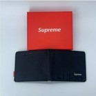 Brand New Men Supreme Wallet Black Free Shipping