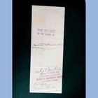 1875 Antique Bank Check National Bank New England W Revenue Stamp Chamberlin