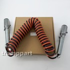 New 15 Ft Dual Pole Coiled Electric Cable W  2 X 12  Leads