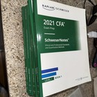 2021 Cfa Exam Prep Schwesernotes  Level I  Books 1-5   Quicksheet