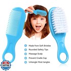 Baby Grooming Kit  Infant Safety Care Set With Hair Brush Comb Nail Clipper N